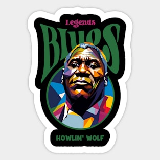 Howlin' Wolf Wpap Sticker